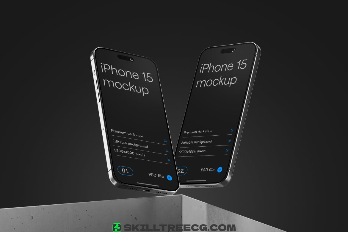 图片[6]-iPhone 15 Pro Mockup Set（786465）-技能树